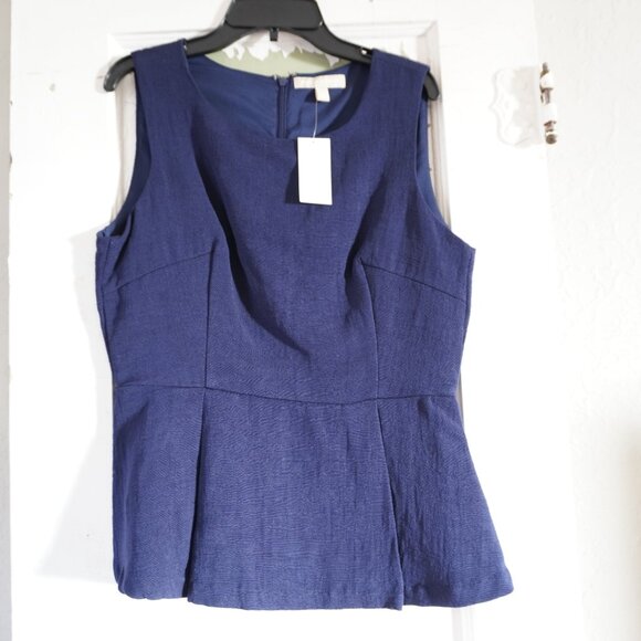 NWT Banana Republic Peplum Top Size 8 - Picture 3 of 10